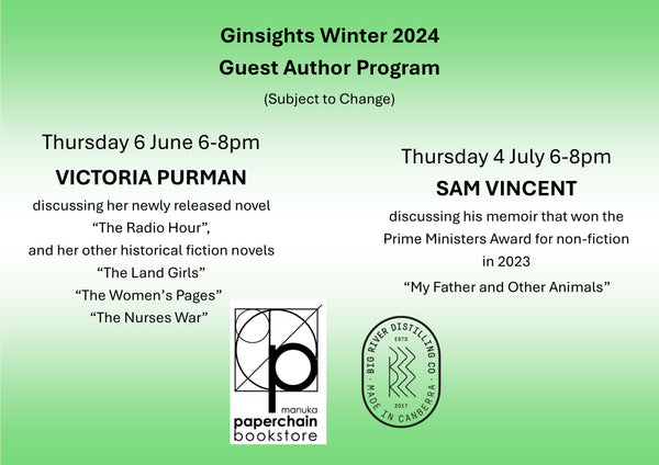 GINSIGHTS AUTHOR EVENT: Victoria Purman - 6 June